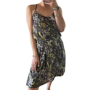 Lululemon Floral Sleeveless V-Neck Blouson Dress 4